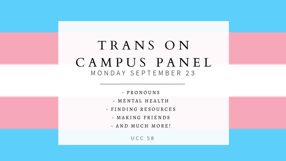 QueerEvents.ca - London event listing - Trans on Campus panel - QWeek