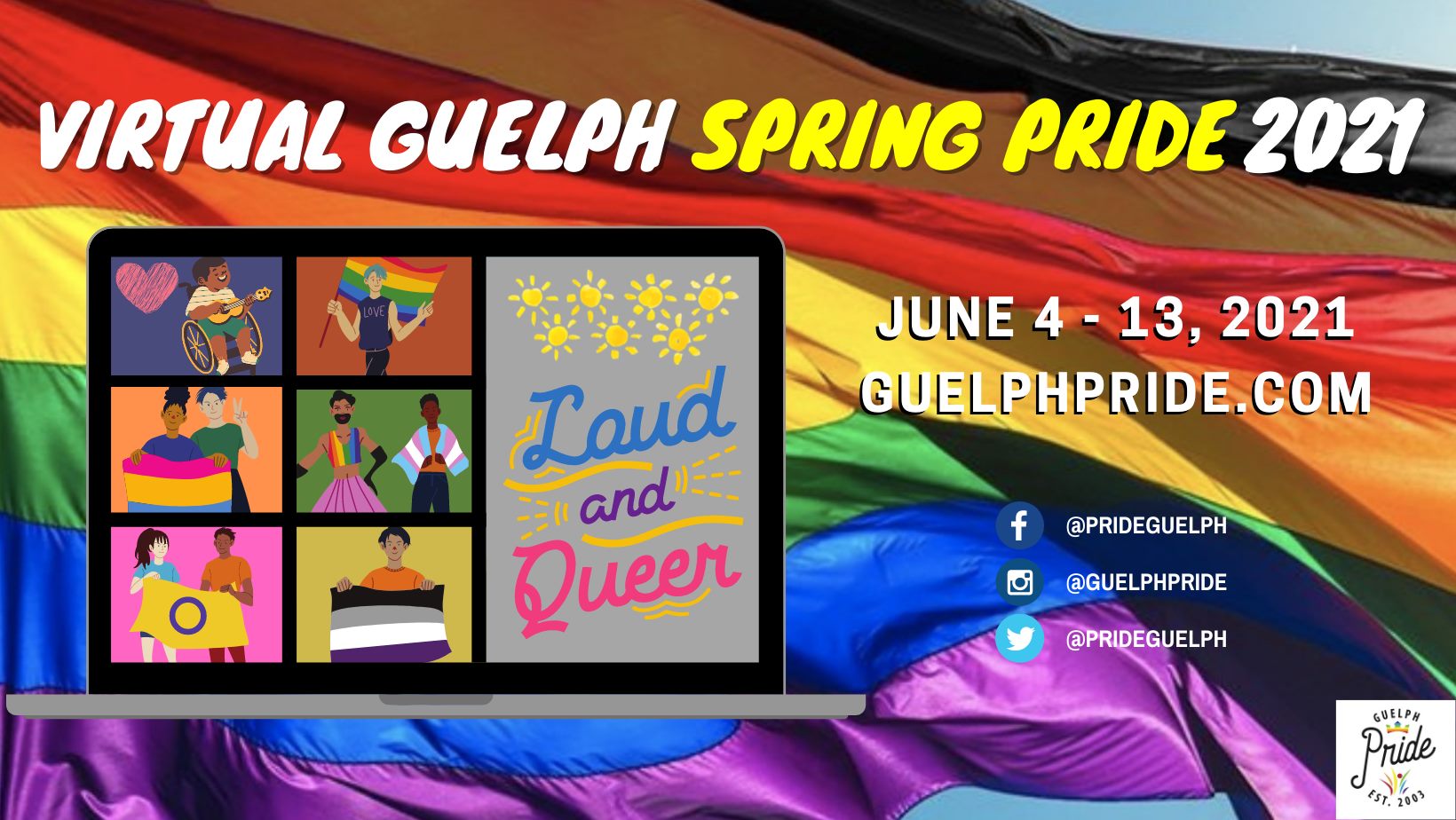 queerevents.ca - pride community listing - guelph spring pride 2021 banner