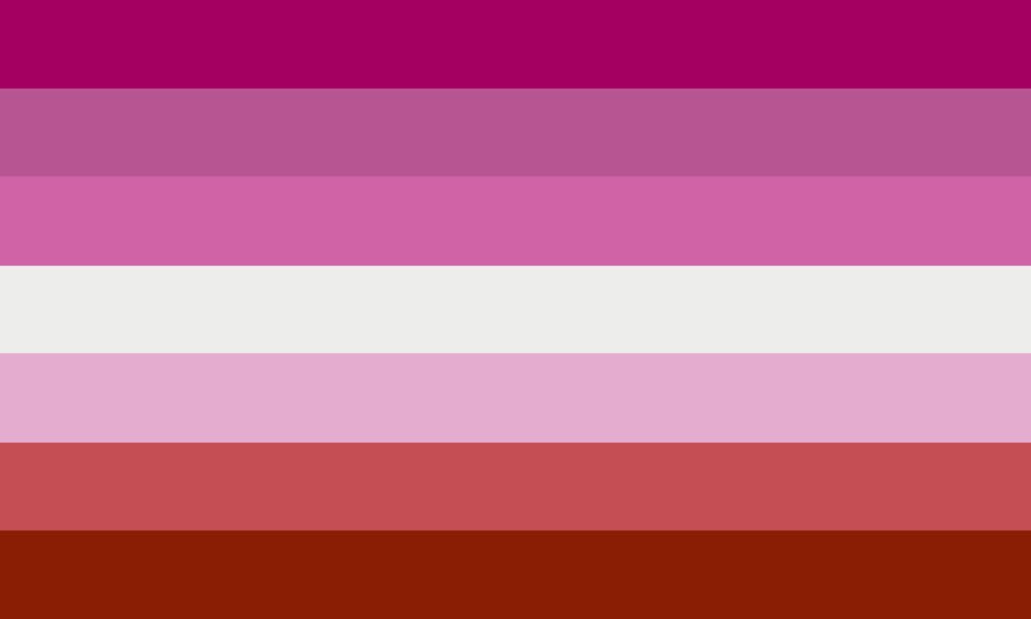QueerEvents.ca - Queer Flags - Lesbian Flag Image