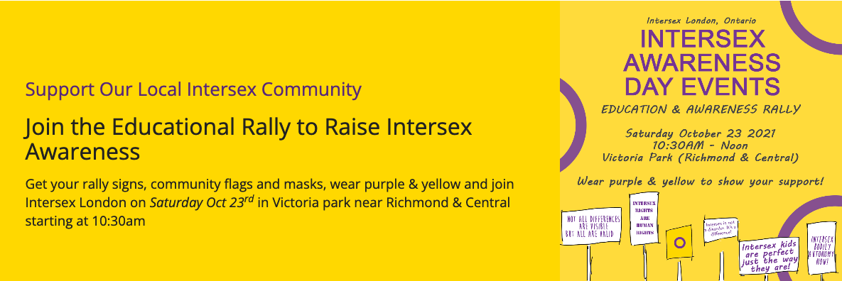 queerevent.ca - london queer community event listing - intersex awareness rally